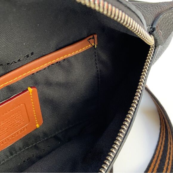 Coach x Disney Black Leather Walt Disney World Belt Bag Limited Edition - Picture 11 of 13